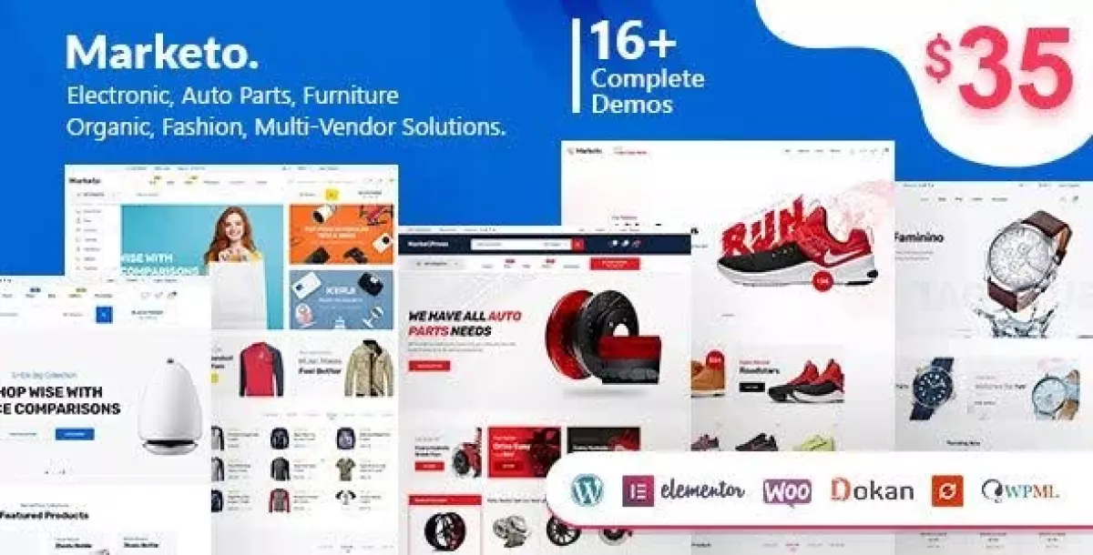 Marketo - eCommerce & Multivendor Marketplace Woocommerce WordPress Theme 5.2.0