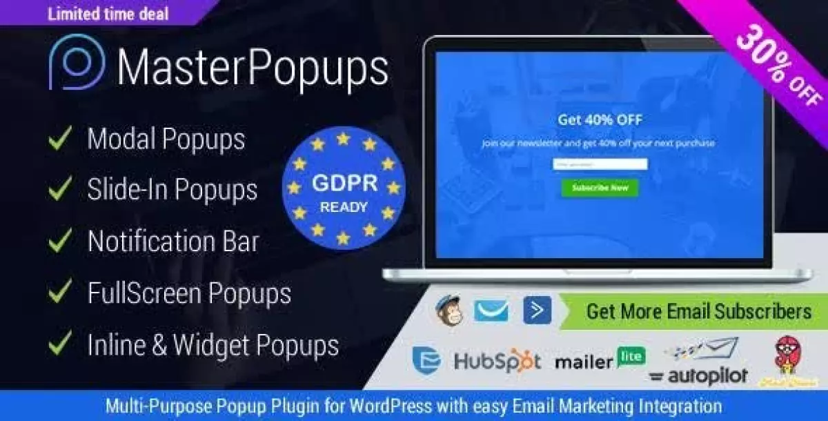 Popup Plugin for WordPress & Popup Editor - Master Popups for Email Subscription 3.8.7