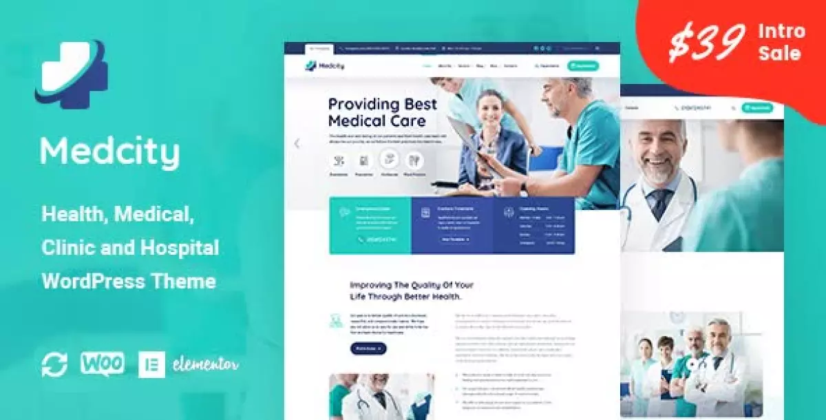 Medcity &#8211; Health &#038; Medical WordPress Theme