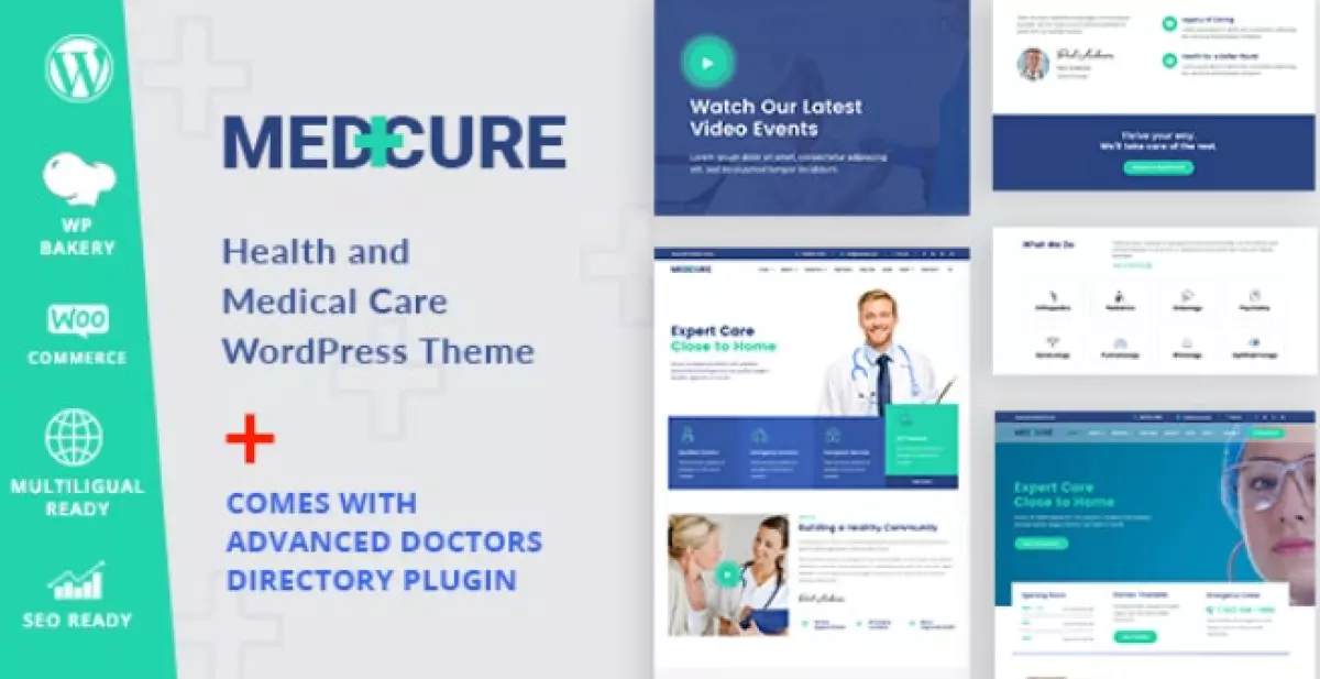 Medcure - Health and Medical Care WordPress Theme