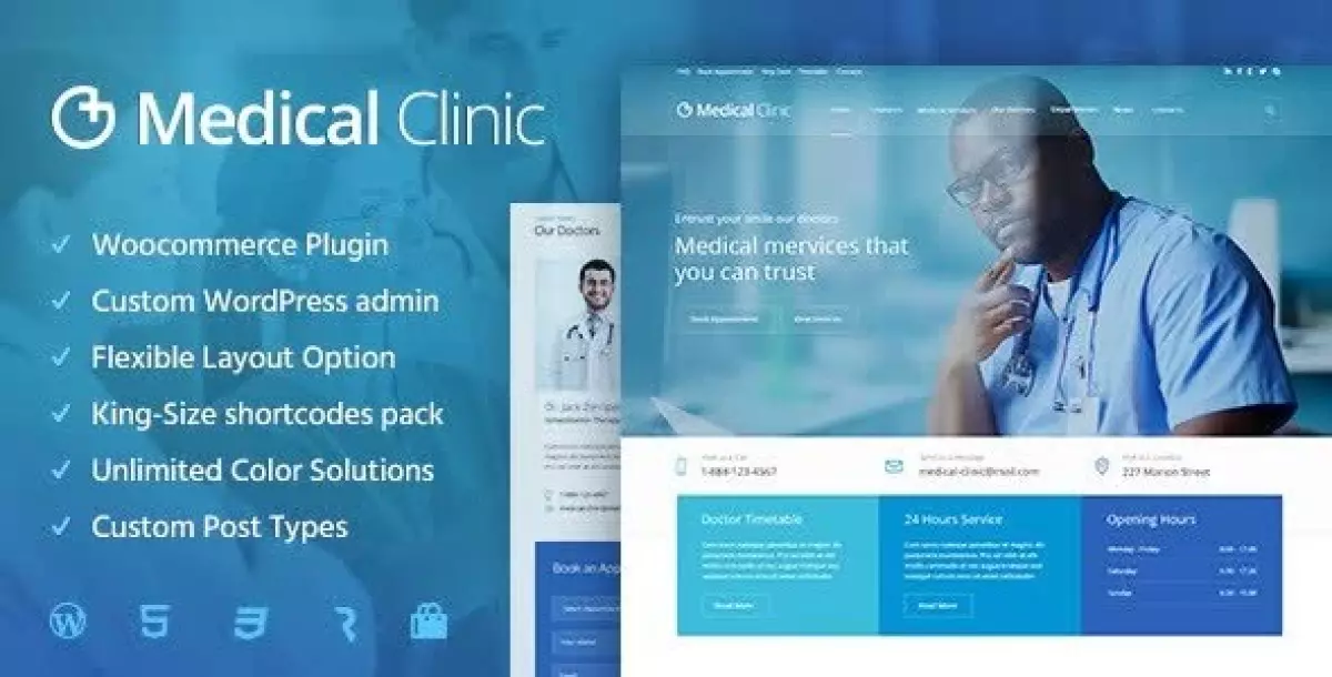 Medical Clinic - Doctor and Hospital Health WordPress Theme 1.2.6