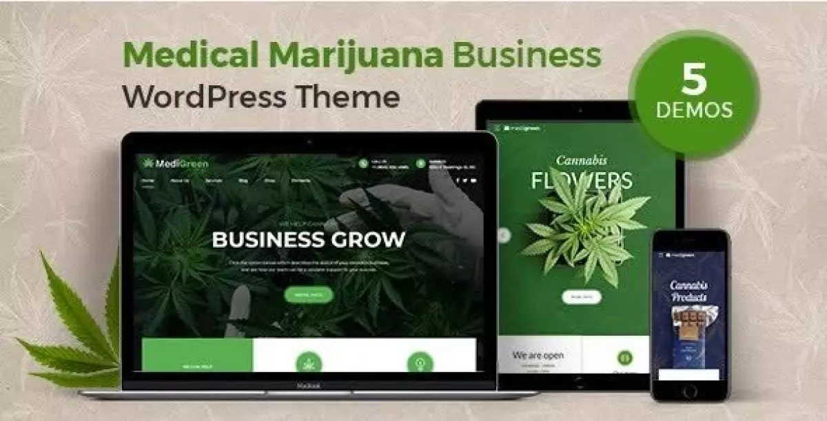 MediGreen - WordPress Theme for Cannabis & Medical Marijuana Shop 1.1.4