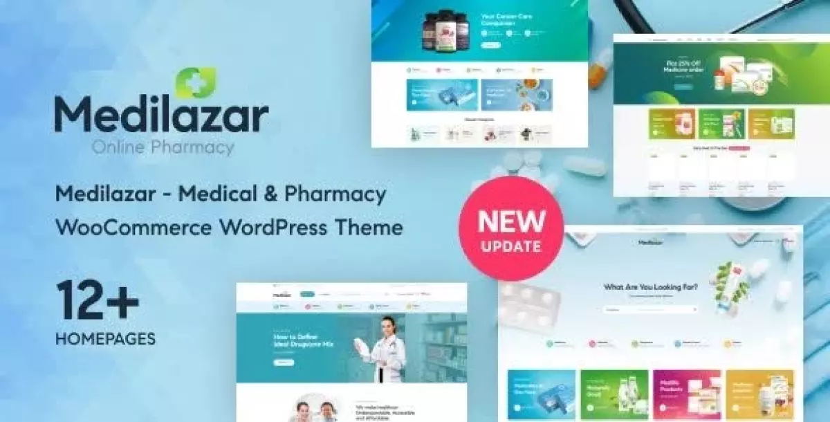 Medilazar - Pharmacy Medical WooCommerce WordPress Theme 1.2.3