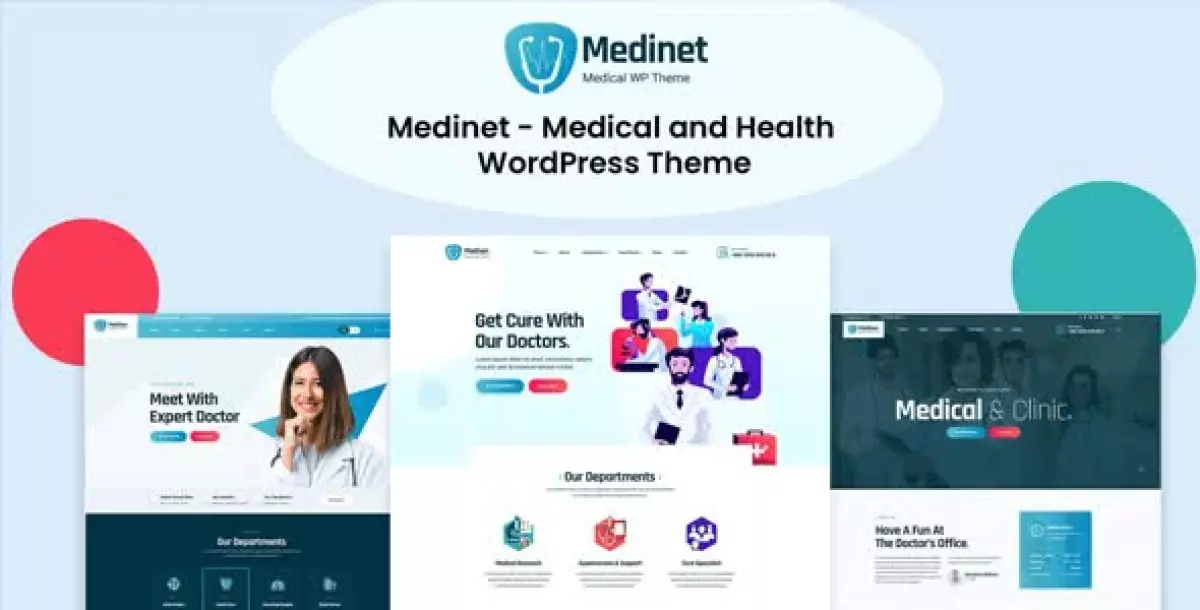 Medinet - Medical and Health WordPress Theme +RTL