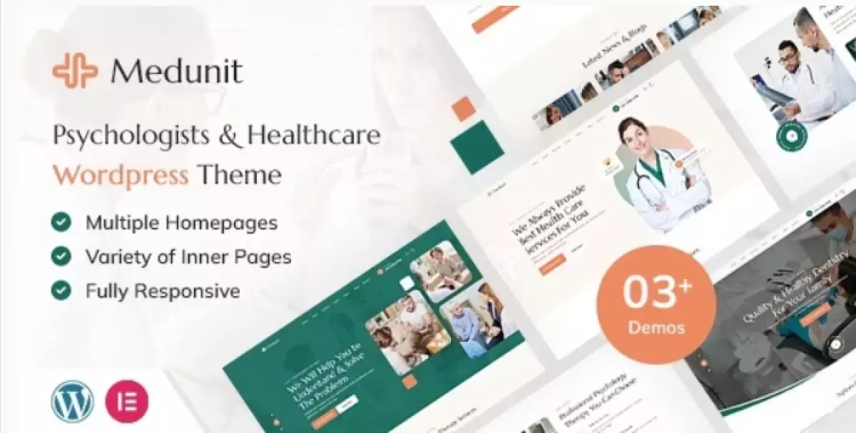 Medunit | Psychology &amp; Health Care WordPress Theme