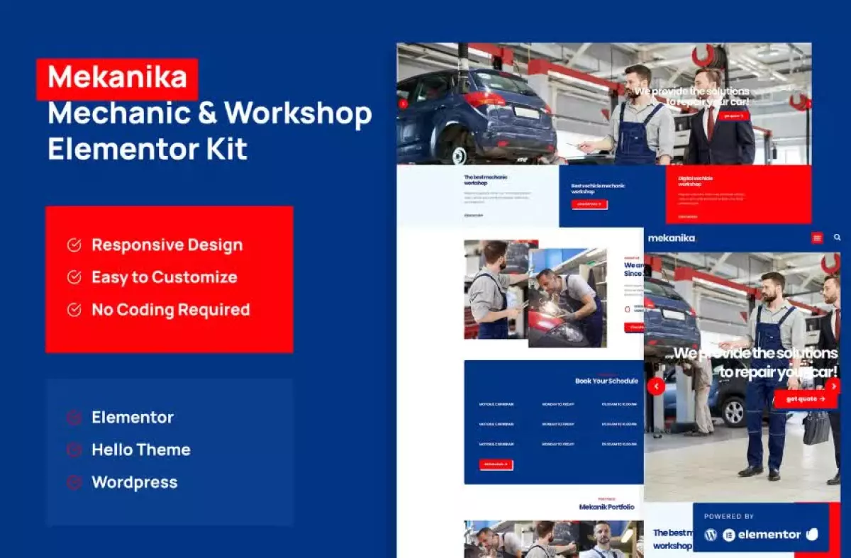 Mekanika - Mechanic and Workshop Company Template Kit