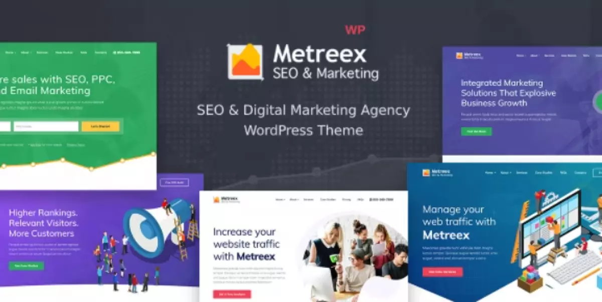 Metreex - SEO Marketing WordPress Theme