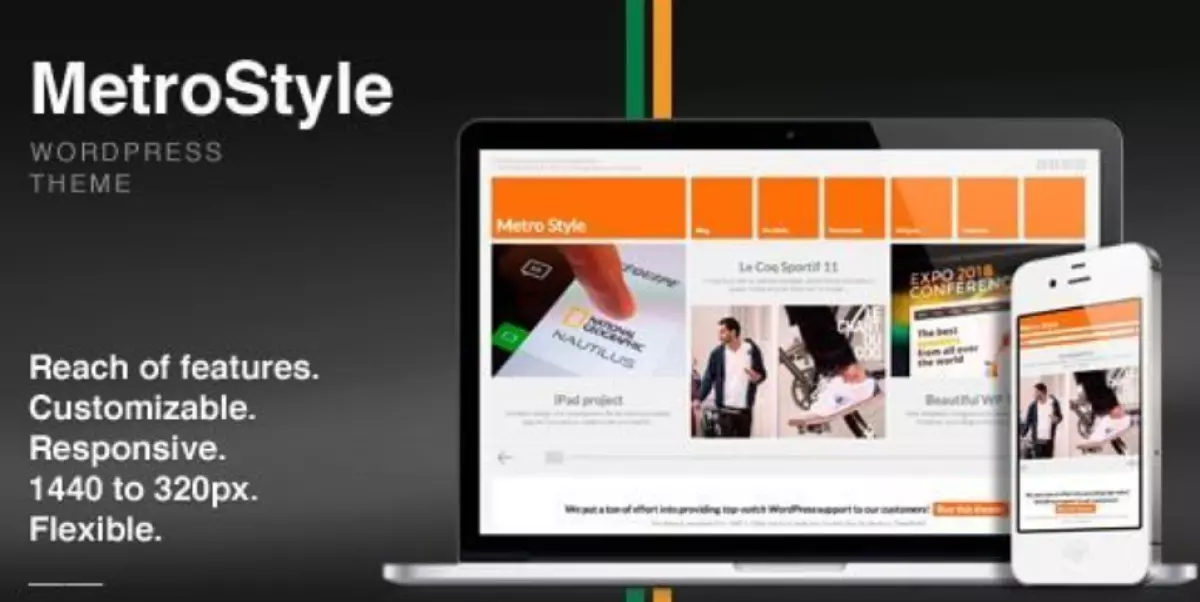 MetroStyle Responsive All Purpose WordPress Theme