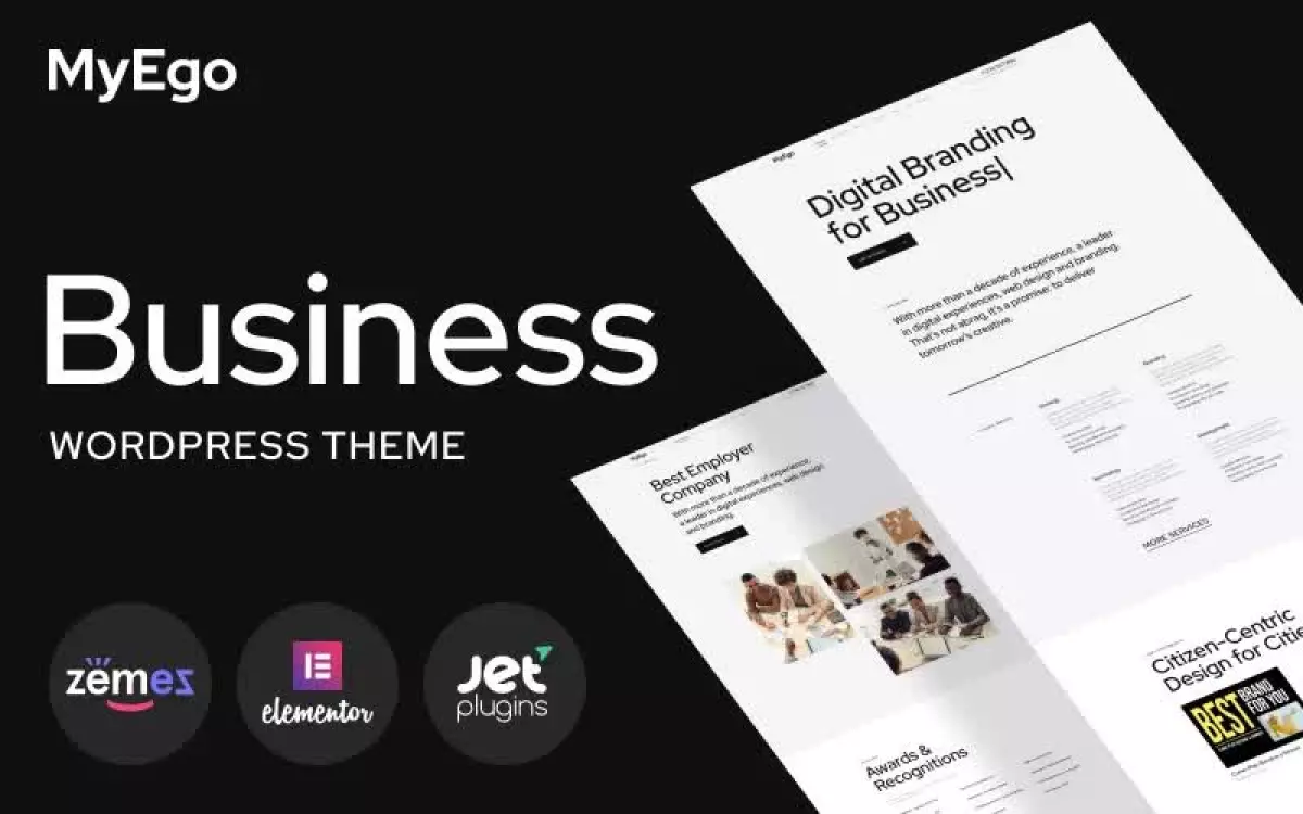 MyEgo - Business Website WordPress Theme