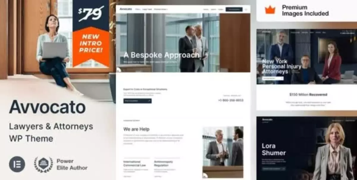 Avvocato - Lawyer & Attorney WordPress Theme