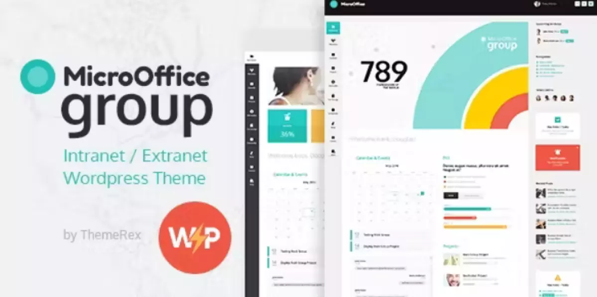 Micro Office | Extranet &amp; Intranet WordPress Theme