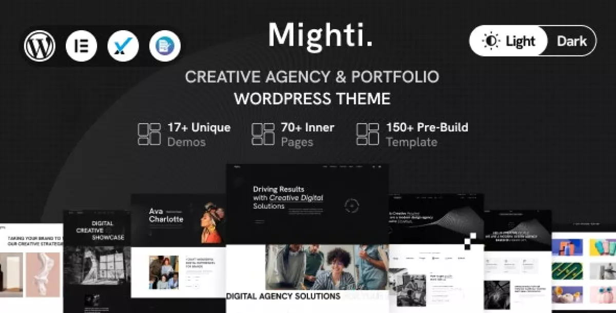 Mighti - Creative Agency &amp; Portfolio WordPress Theme