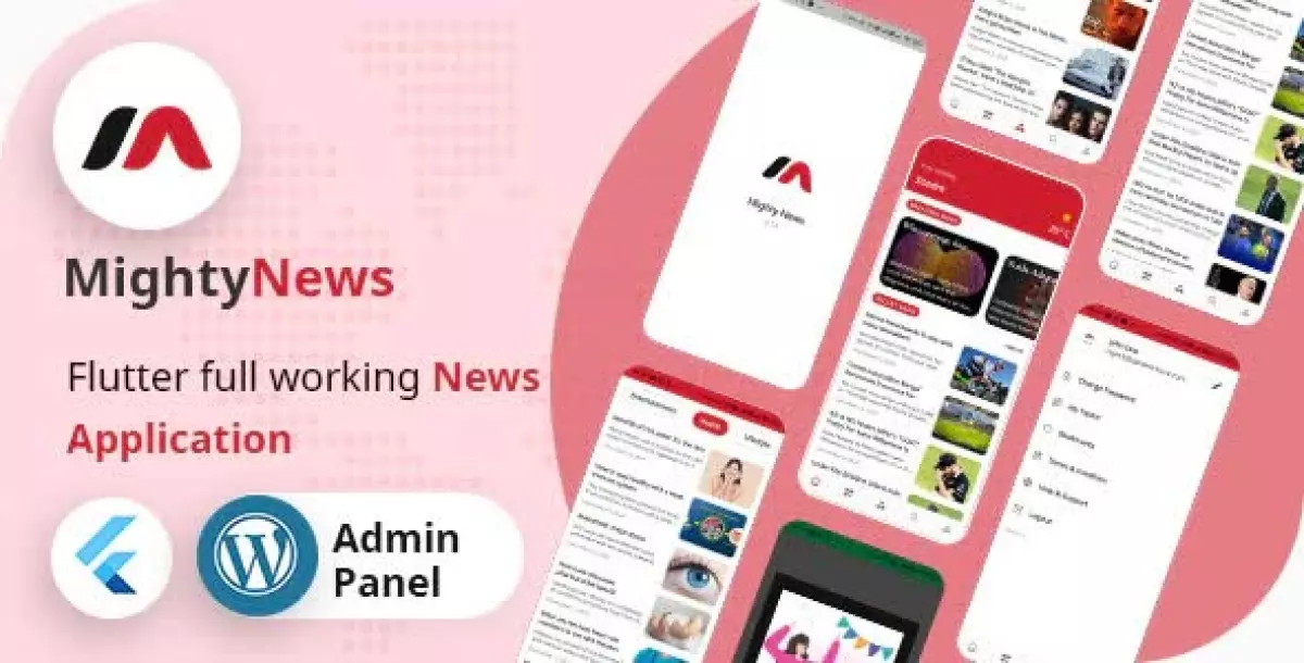MightyNews - Flutter News App with Wordpress backend 2.2.0