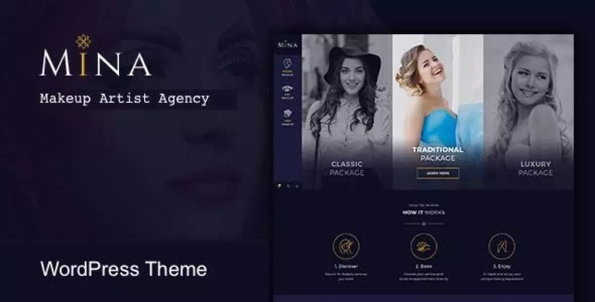 Mina - Salon & Makeup WordPress theme 1.6.4