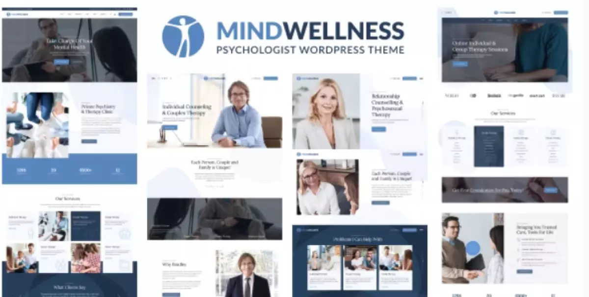 Mindwellness - Psychology and Counseling WordPress Theme