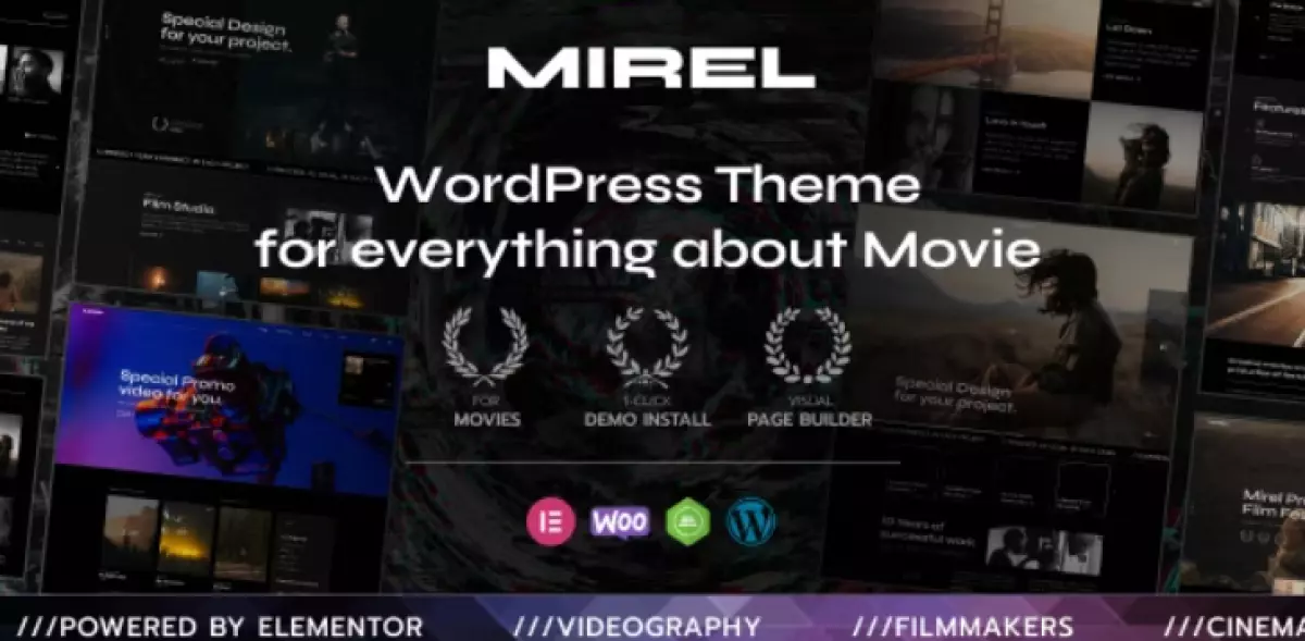 Mirel - Movie Studios and Filmmakers WordPress Theme