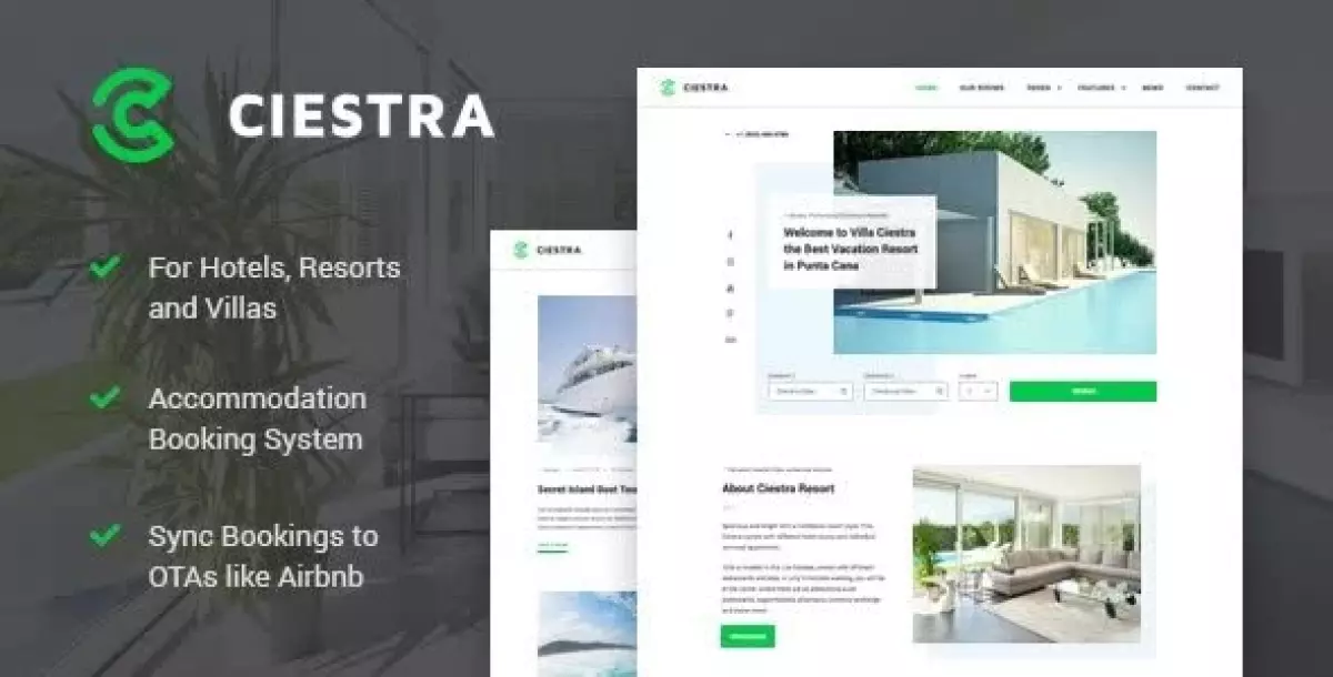 Ciestra - Resort WordPress Theme