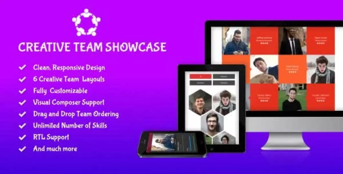 Creative Team Showcase - Team Showcase Plugin for WordPress