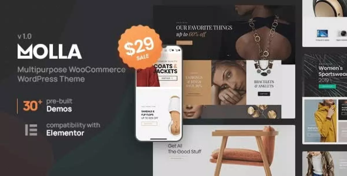 Molla | Multi-Purpose WooCommerce Theme 1.4.1 