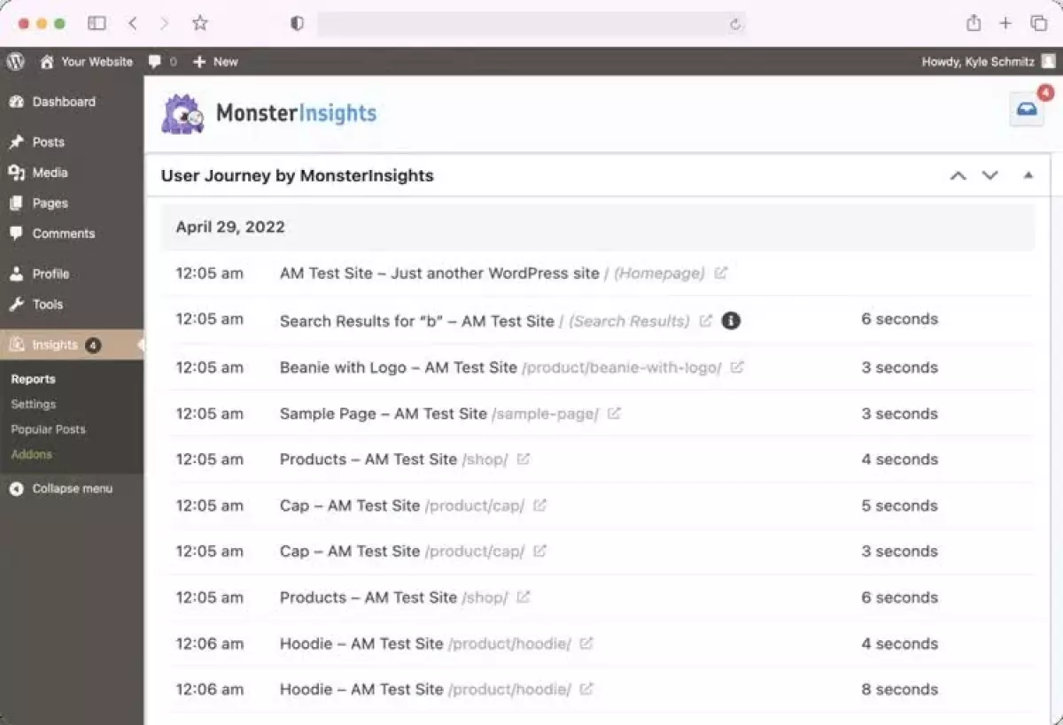 MonsterInsights User Journey  1.1.2