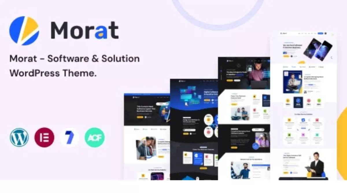 Morat – Software &amp; Solution WordPress Theme