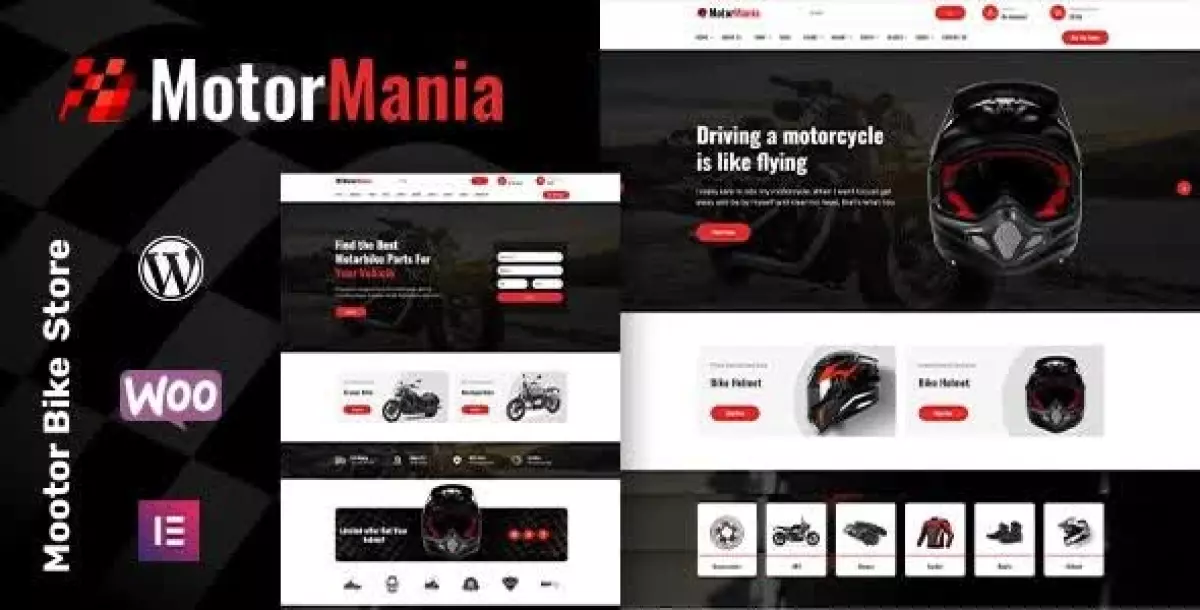 MotorMania | Motorcycle Accessories WooCommerce Theme