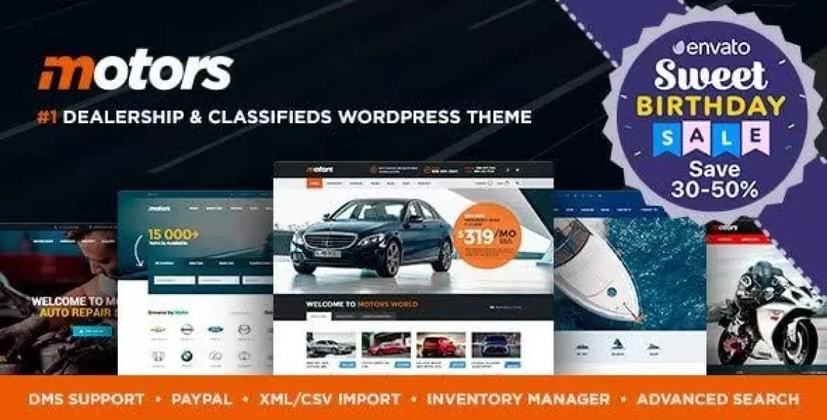 Motors - Car Dealer, Rental & Listing WordPress theme 5.4.24