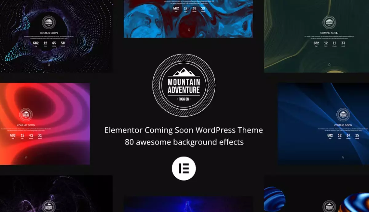 Mountain - Elementor Coming Soon WordPress Theme