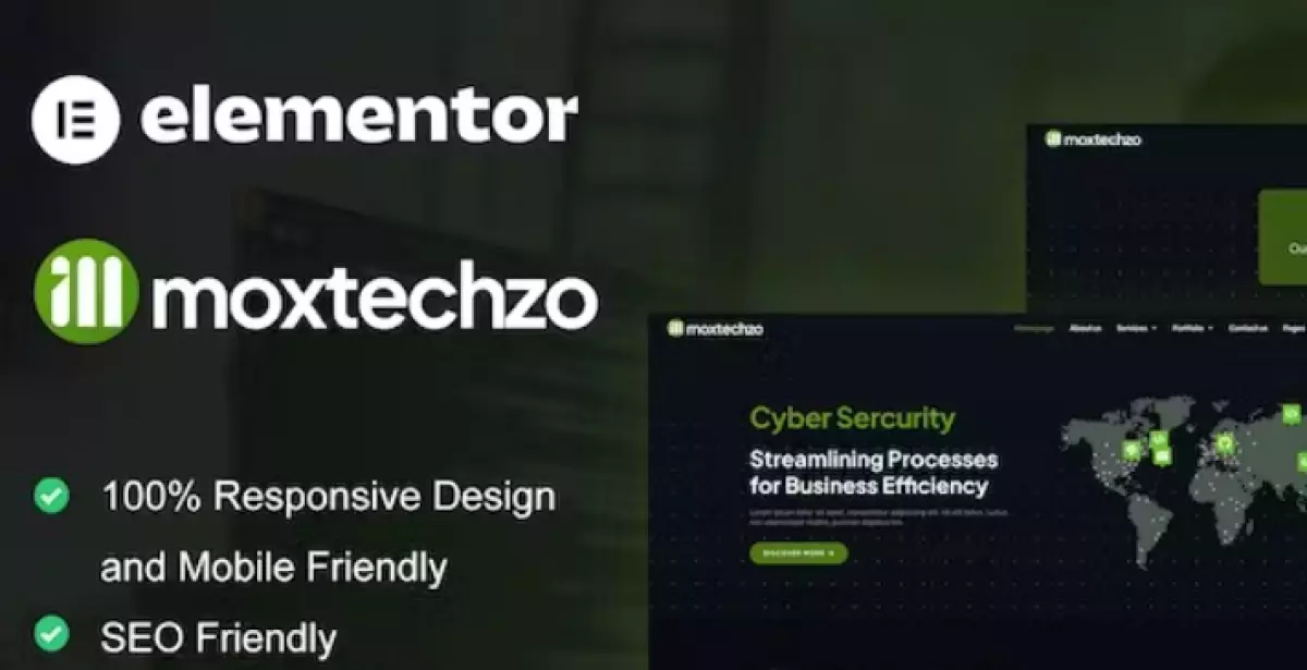 MoxTechzo – Tech Company &amp; IT Service Elementor Template Kit