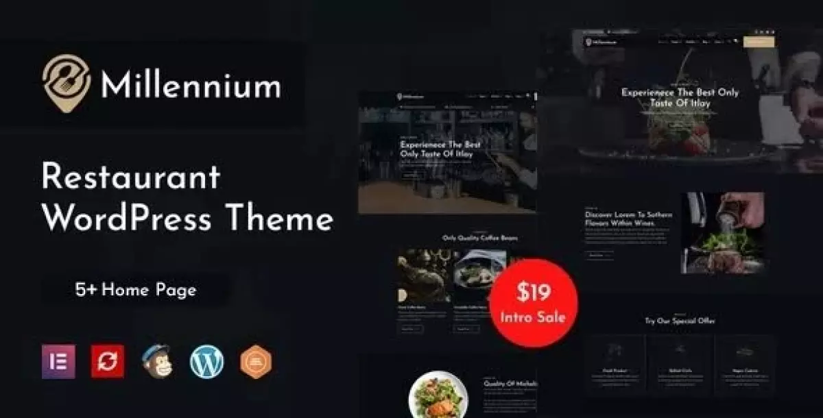 Millennium - Restaurant WordPress Theme