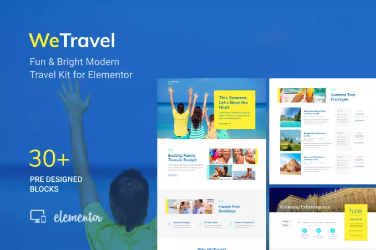 WeTravel - Travel and Tourism Template