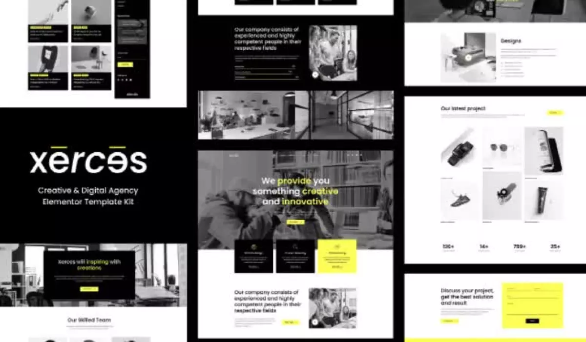 Xerces - Creative & Digital Agency Elementor Template