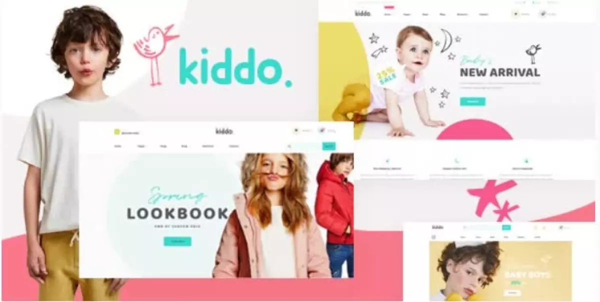 [WISH] Kiddo - Kid Fashion WooCommerce WordPress