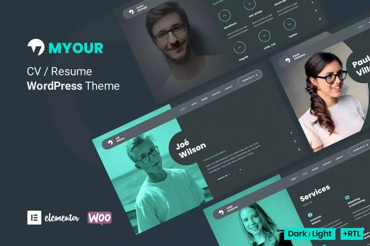 Myour - CV Resume WordPress Theme 1.3.9