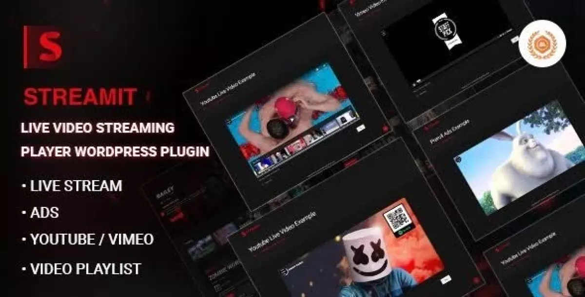 [WISH] Streamit - Live Video Streaming Player WordPress