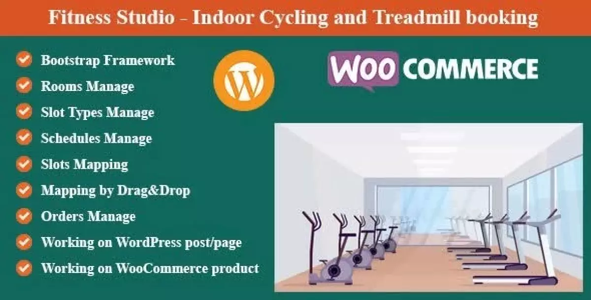 [WISH] Fitness Studio - Indoor Cycling and Treadmill booking for WordPress and