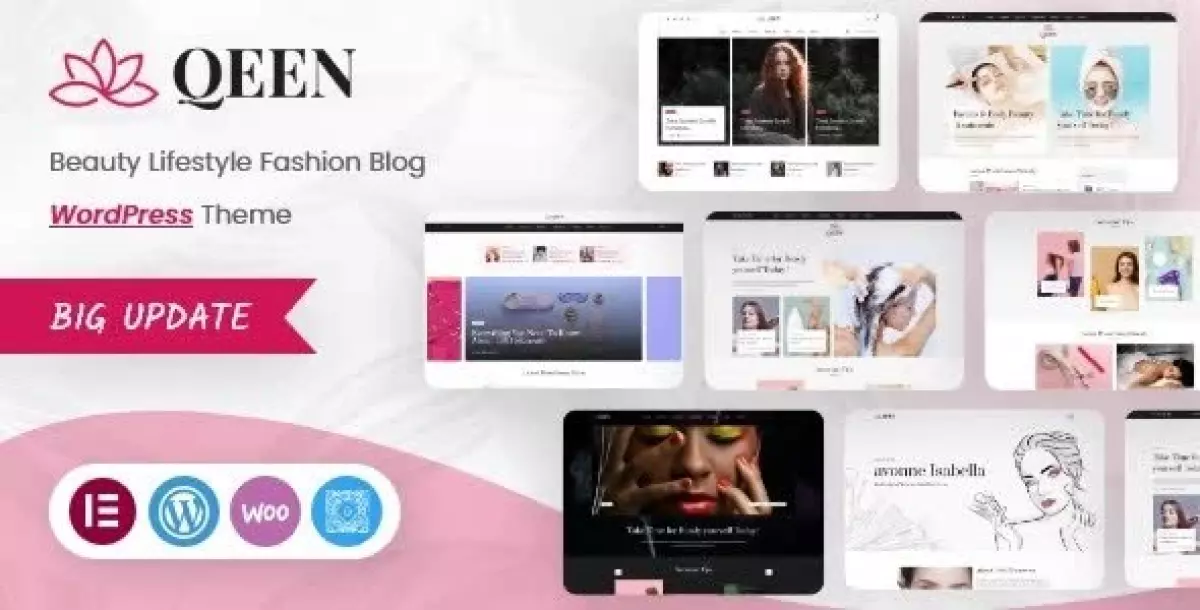 Qeen – Fashion Lifestyle Blog WordPress Theme