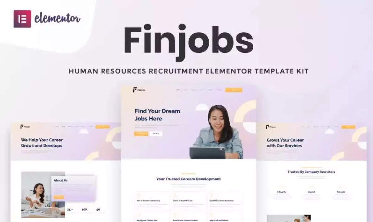 Finjobs - Human Resource Elementor Template