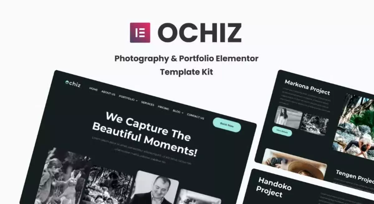 Ochiz - Photography & Portfolio Elementor Template