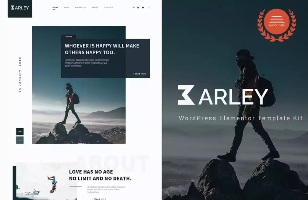 Barley - Blog & Magazine Elementor Template Kit