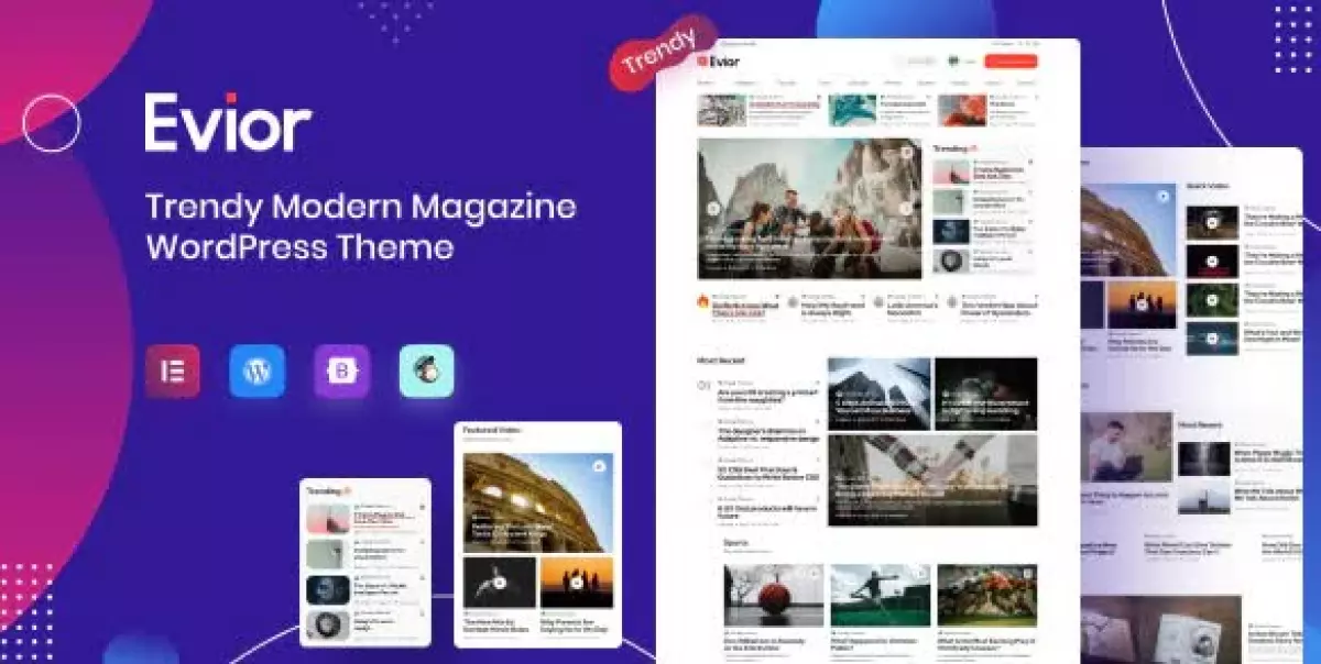 Evior - Modern Magazine WordPress Theme