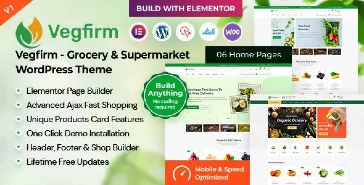 [WISH] Vegfirm - Grocery &amp; Supermarket WordPress