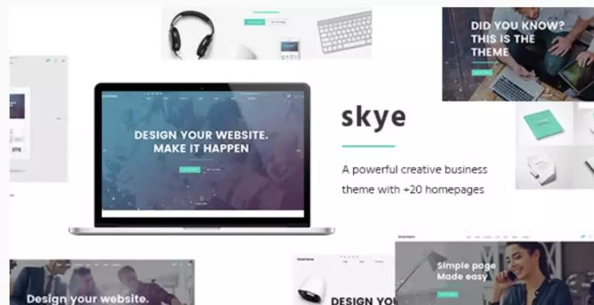 [WISH] Skye - Contemporary Theme for Creative