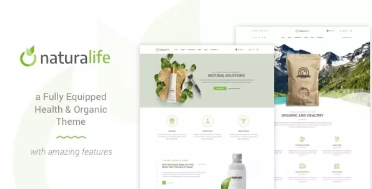 NaturaLife | Health &amp; Organic WordPress Theme