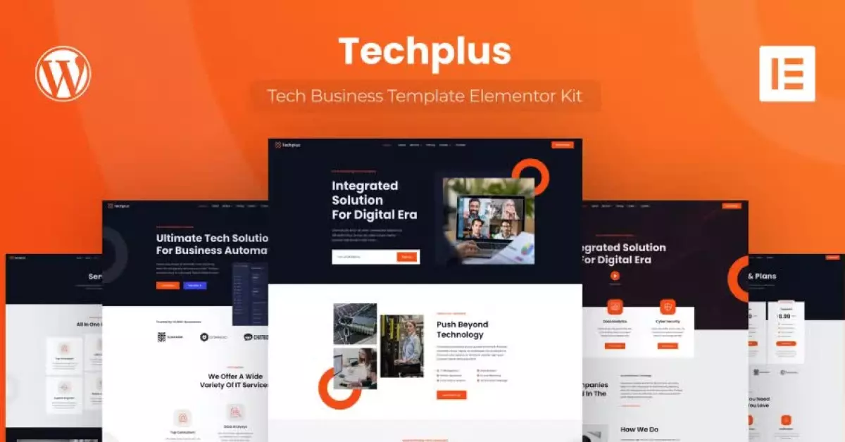 Techplus - Tech Business Elementor Template