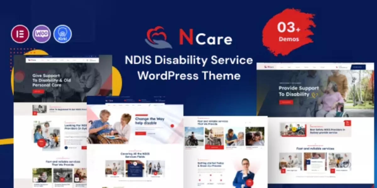 Ncare - NDIS Disability Service WordPress Theme