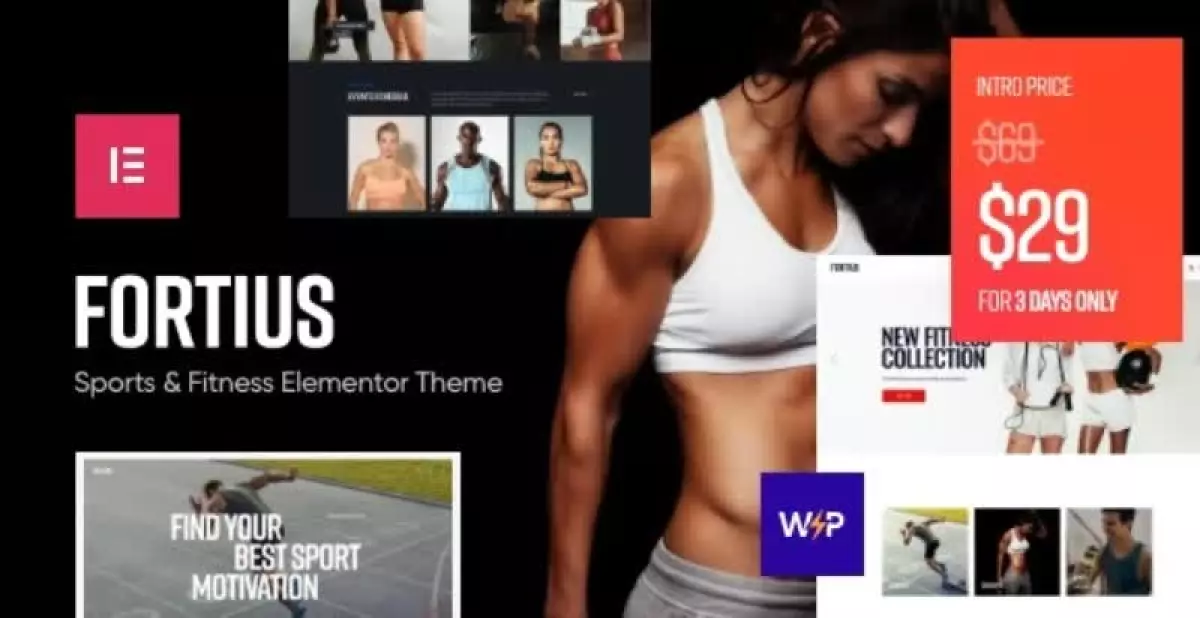 Fortius - Sports & Fitness Elementor WordPress Theme