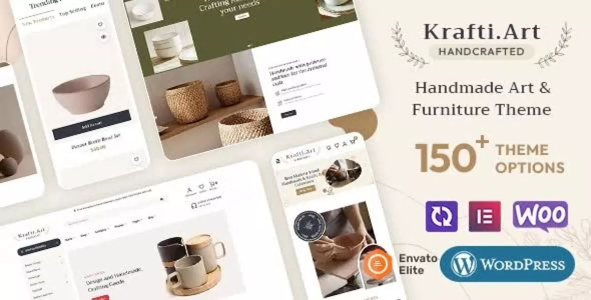 [WISH] KraftiArt - Furniture, Art &amp; Crafts - WooCommerce Responsive