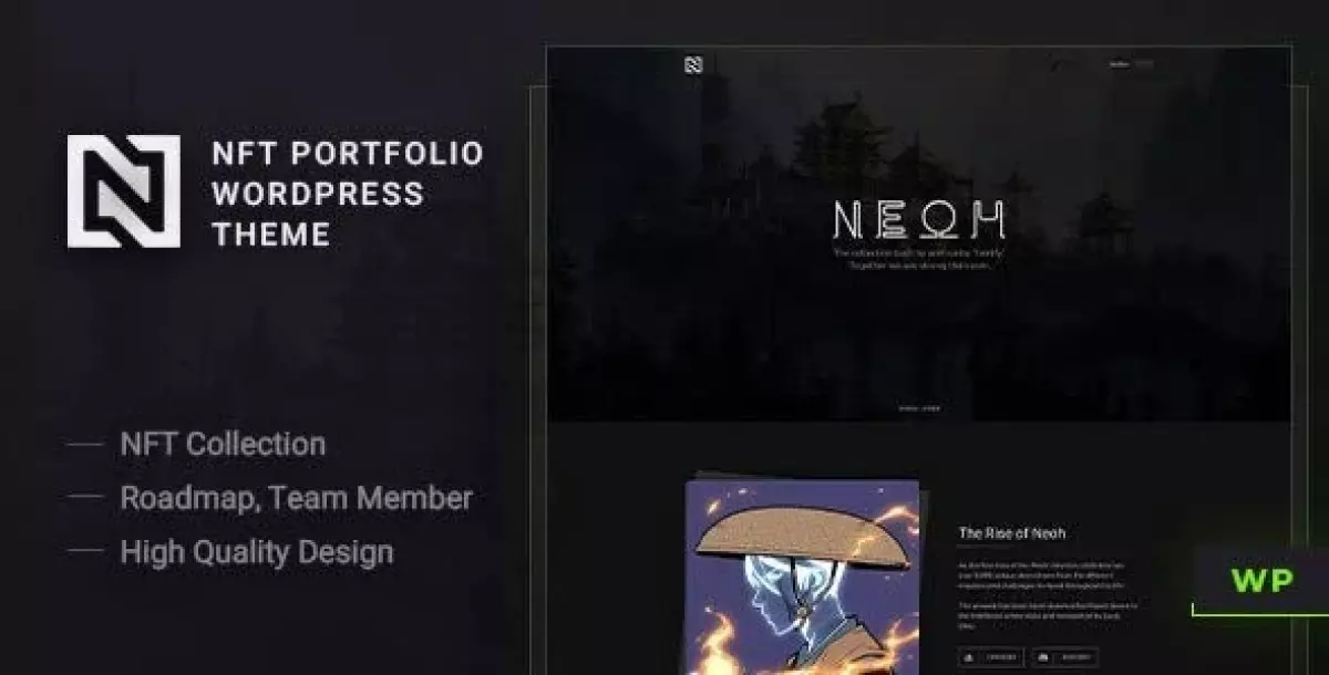 Neoh - NFT Portfolio WordPress Theme 1.1.5