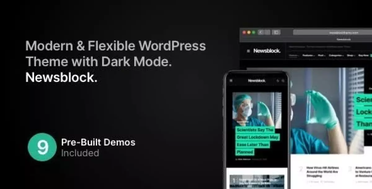 Newsblock - News & Magazine WordPress Theme with Dark Mode 1.1.6